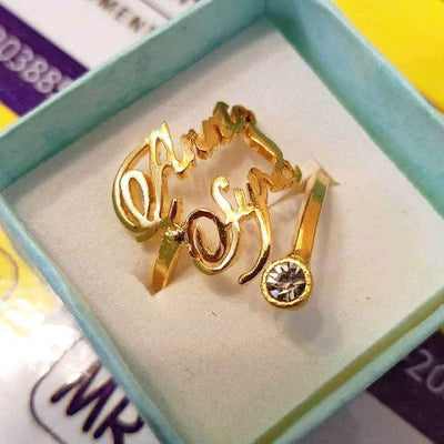 Customized Name Ring