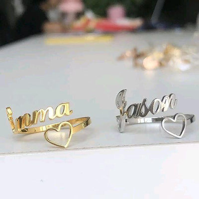 Customized Name Ring