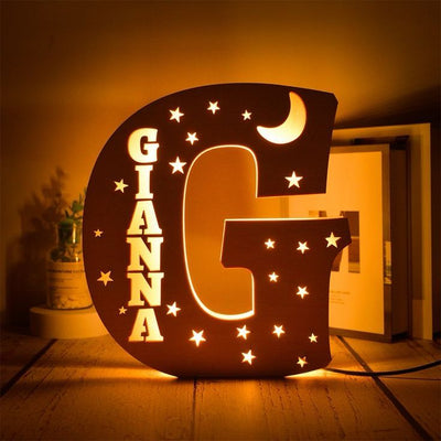 Customize Wooden Alphabet Led