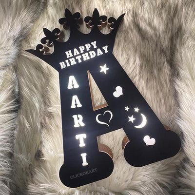 Customize Wooden Alphabet Led