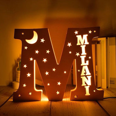 Customize Wooden Alphabet Led