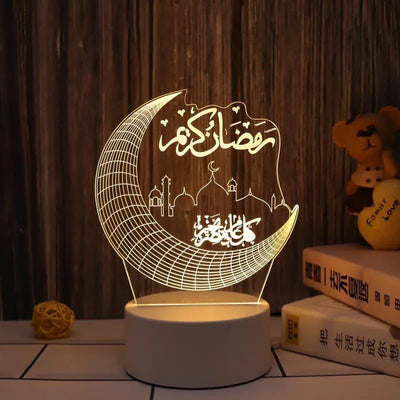 Lightning 3D LED Acrylic Glowing Lamp
