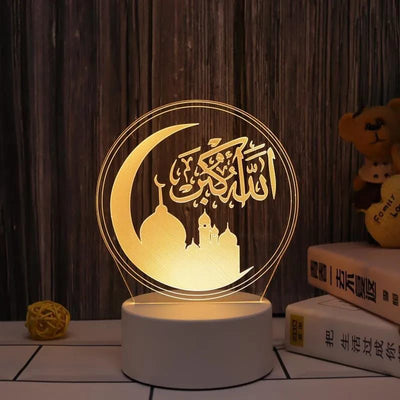 Lightning 3D LED Acrylic Glowing Lamp