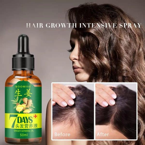 7 Day Hair Growth Ginger Oil