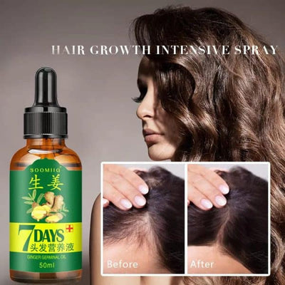 7 Day Hair Growth Ginger Oil