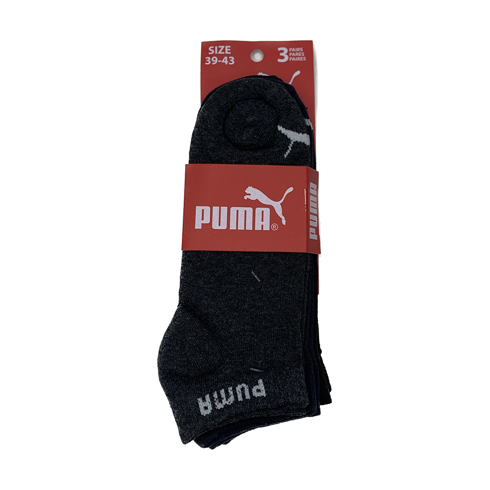 P-U-M-A Logo Ankle Socks (Pack of 3)