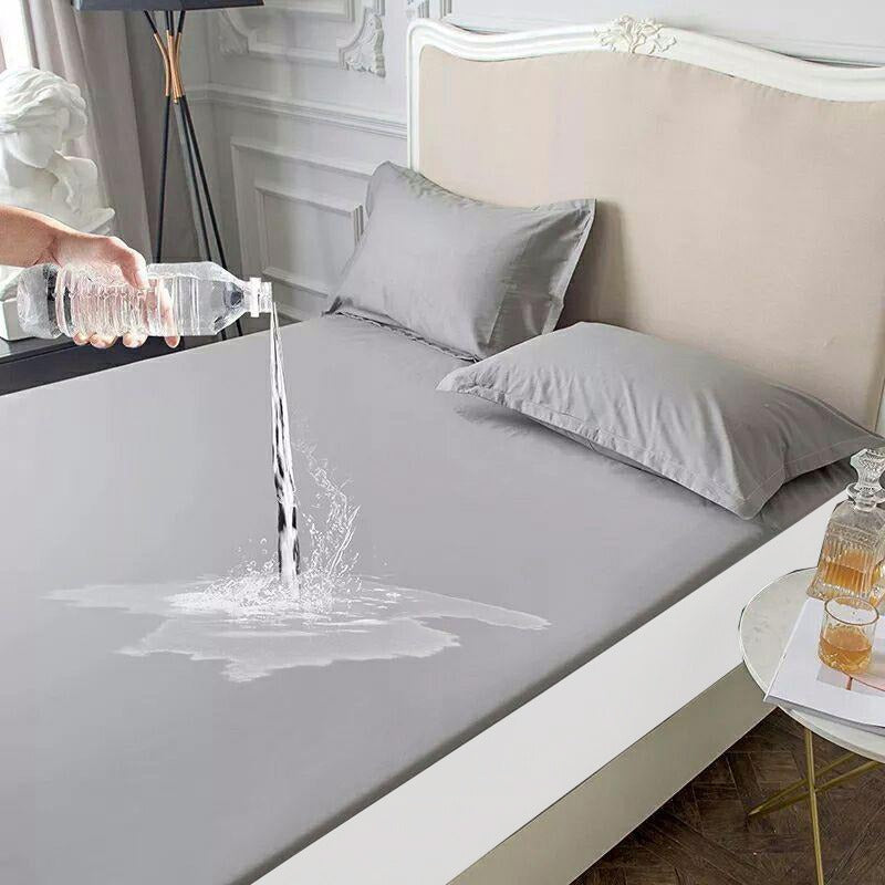 Poly Cotton Fitted Style Waterproof Mattress Protector