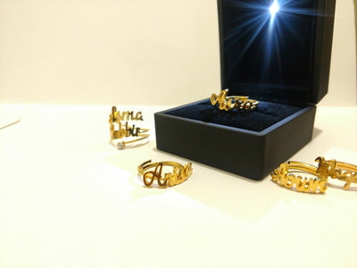 Name Necklace with Crown and heartline– Namely