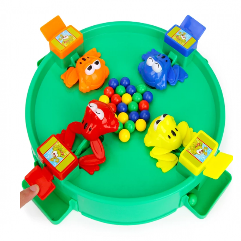 Frogs Eating Balls Play Toy Set