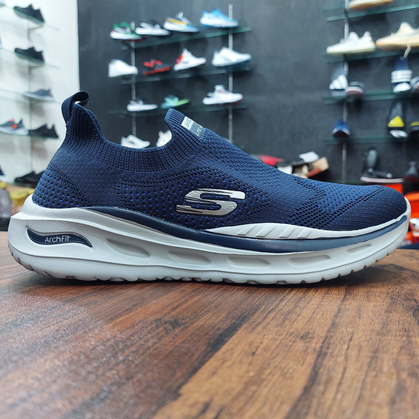 Sketcher New Influence Archfit Navy