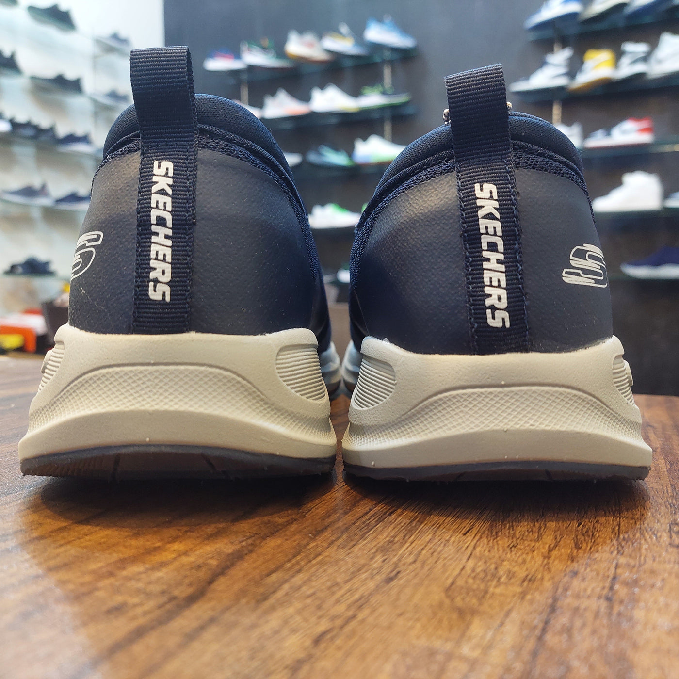 Sketcher Banlin Ultra Go-Goodyear Sole "Navy"