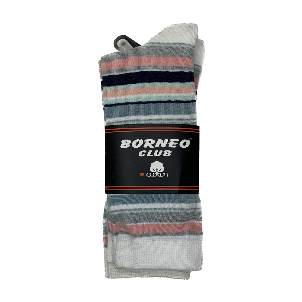 B-O-R-N-E-O Club 1 Full Cotton Socks (Pack of 3)