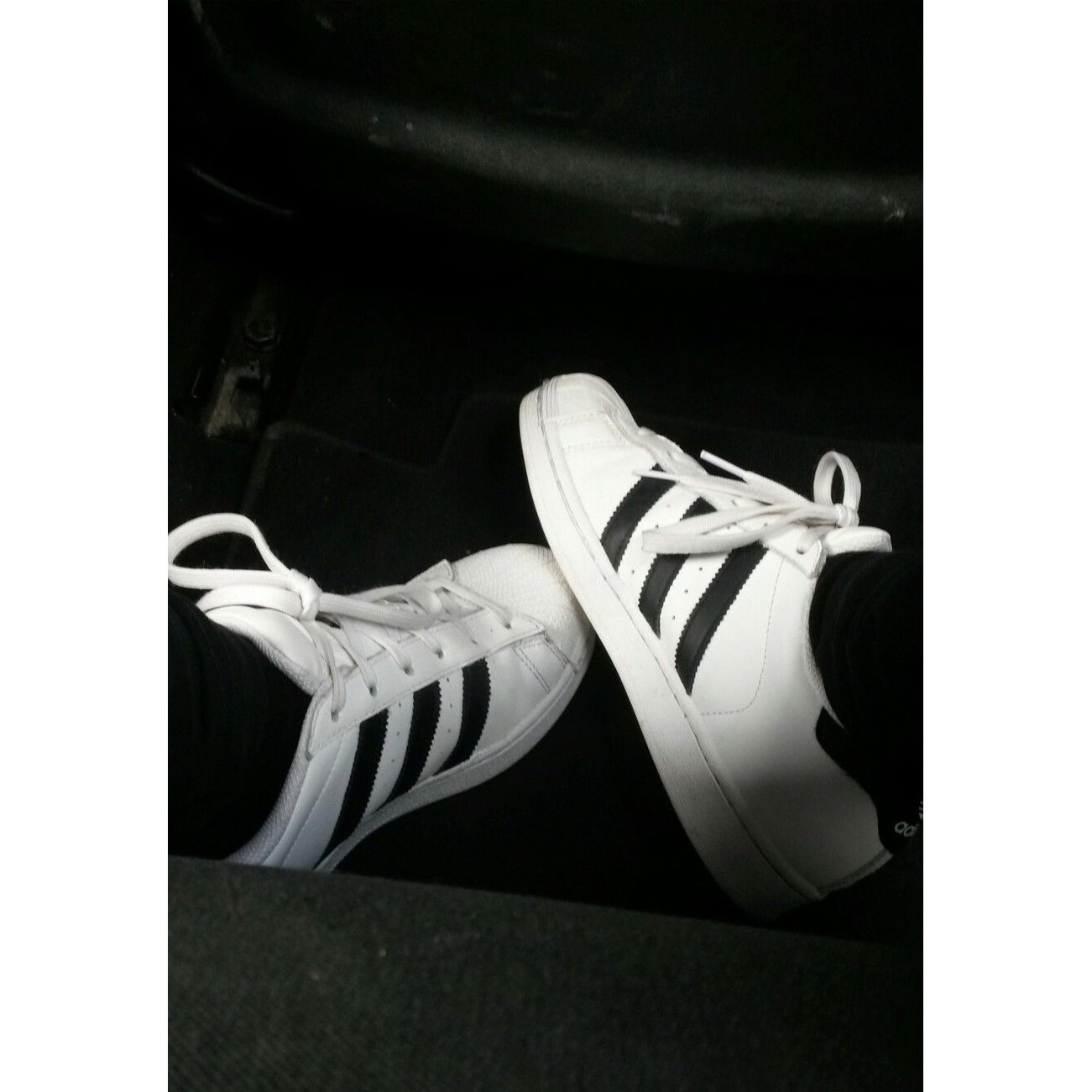 Classic White Sneaker with Black Stripe For Men