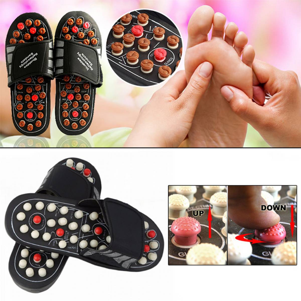 Acupressure Foot Massage Slipper