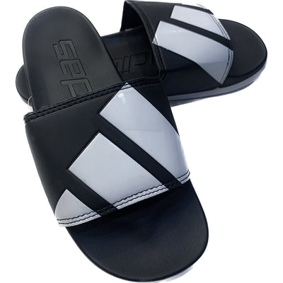 AD Adlite Slides Trefoil - Black/White