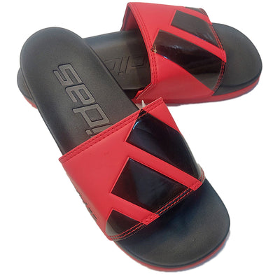 AD Adlite Slides Trefoil - Red/Black