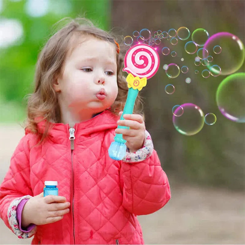 Funny Lollipop Bubble Wand For Kids