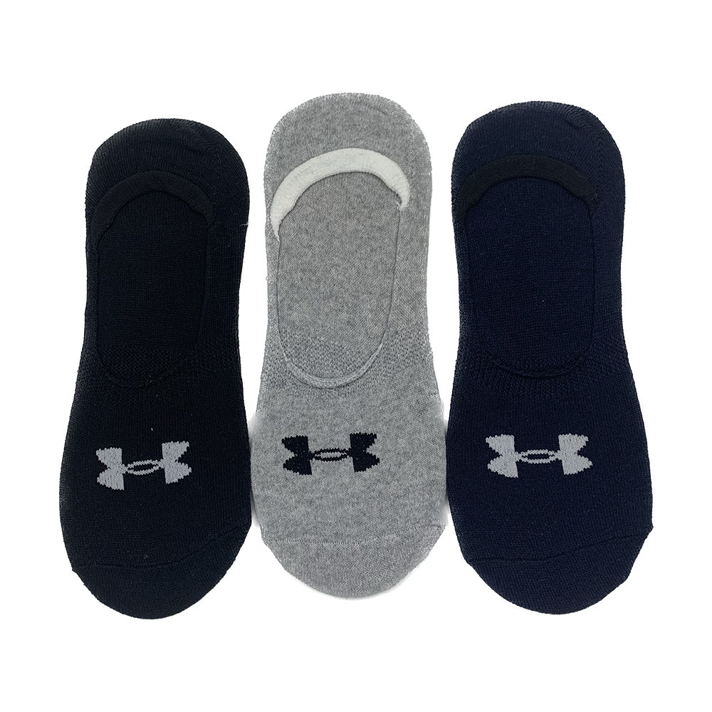 U-N-D-E-R  A-R-M-O-U-R No Show Socks (Pack of 3)