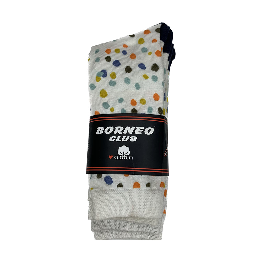 B-O-R-N-E-O Club 3 Full Cotton Socks (Pack of 3)