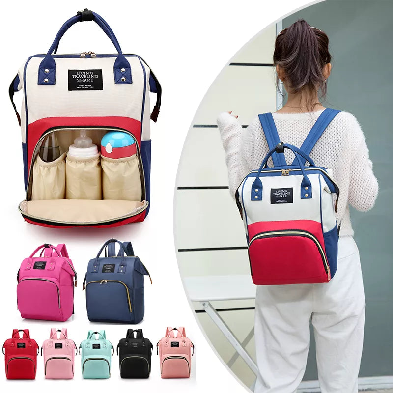 Large Capacity Mummy Bag Maternity Nappy Bag