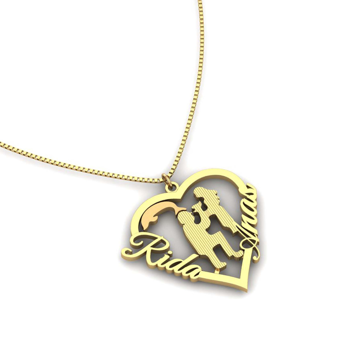 Couple Fancy Design Necklace Rida Anas– Namely