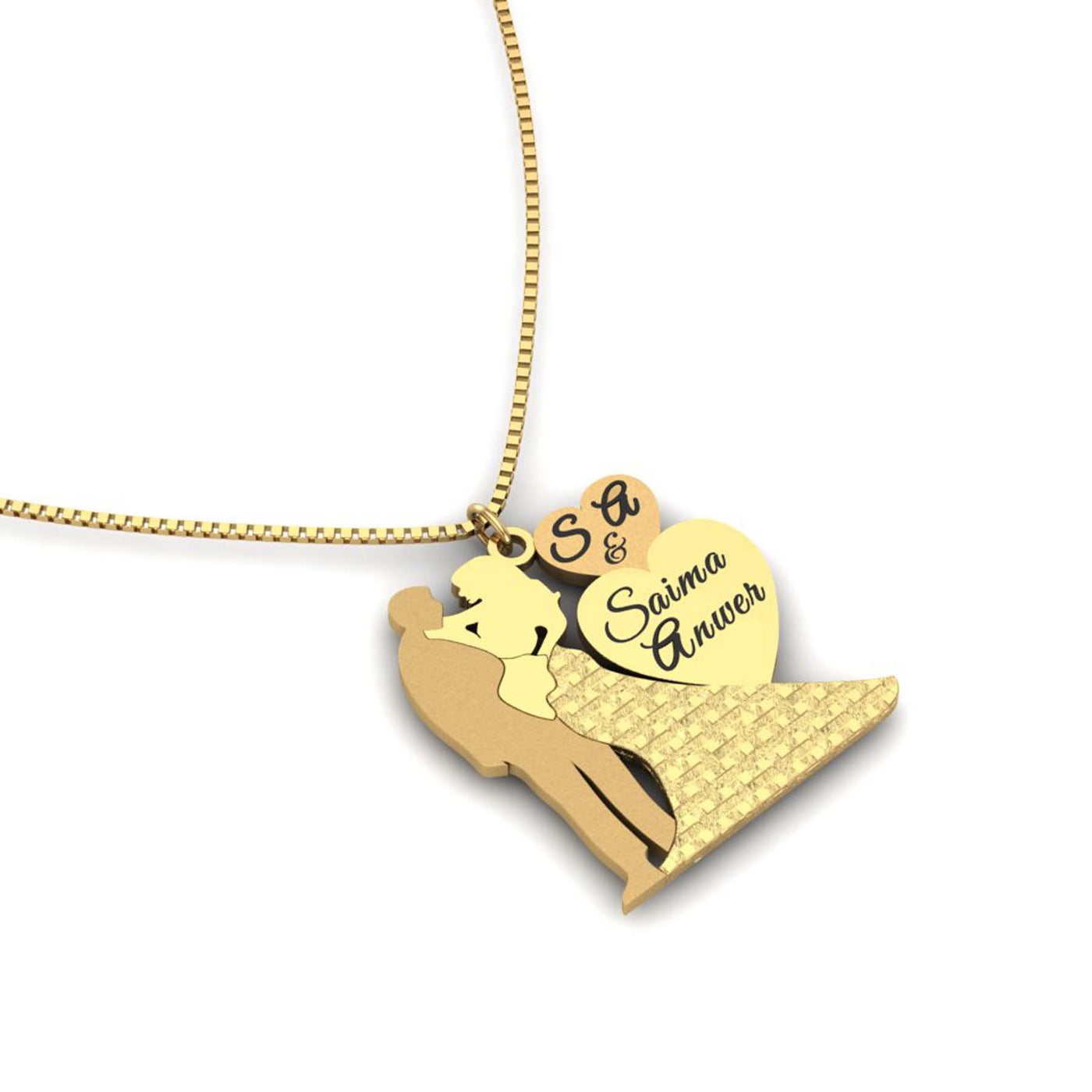 Couple Fancy Design Necklace Saima Anwer Style– Namely