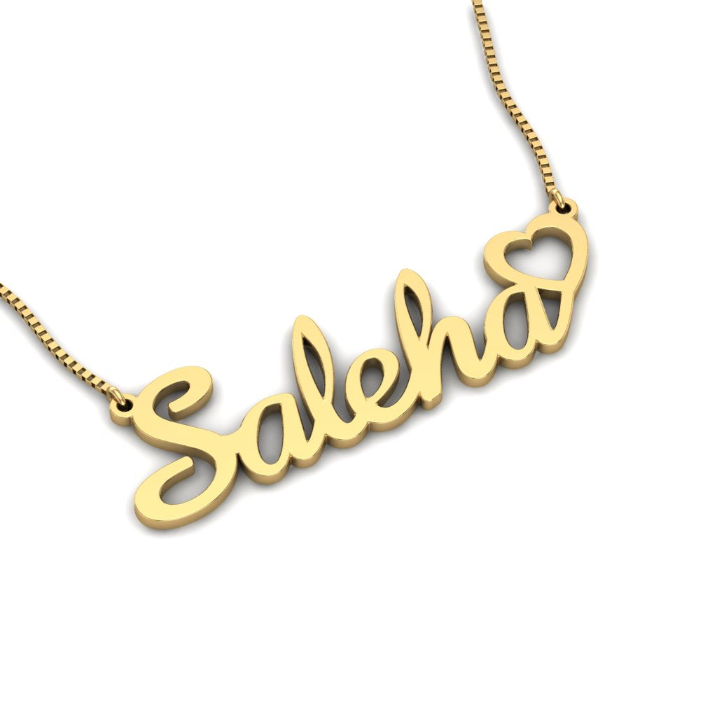 Stylish Name Necklace Saleha Style– Namely