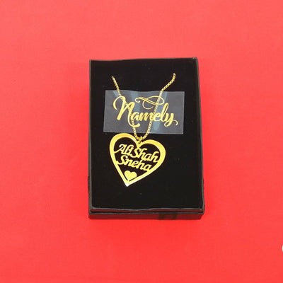 Stylish Necklace Design heart filled– Namely