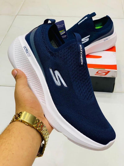 Sketcher Go Run Upraise "Blue White"