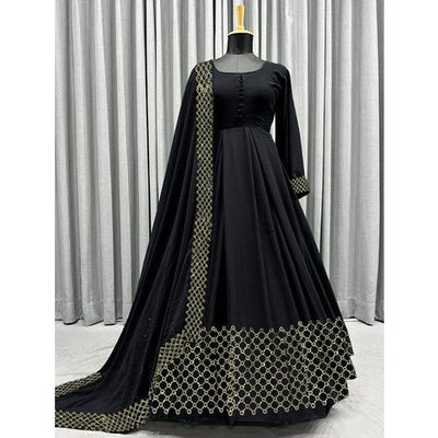 Traditional 3-Piece Shirt, Dupatta, And Trouser With Intricate Embroidery
