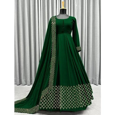Traditional 3-Piece Shirt, Dupatta, And Trouser With Intricate Embroidery