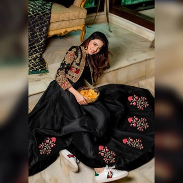 2 Piece Embroidered Maxi With EMB Koti (Maxi, and EMB Koti)