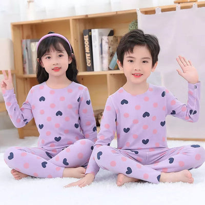 Soft Cotton Jersey Kids Night Suit - Cozy Sleepwear for Boys and Girls