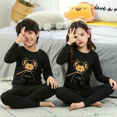 Soft Cotton Jersey Kids Night Suit - Cozy Sleepwear for Boys and Girls