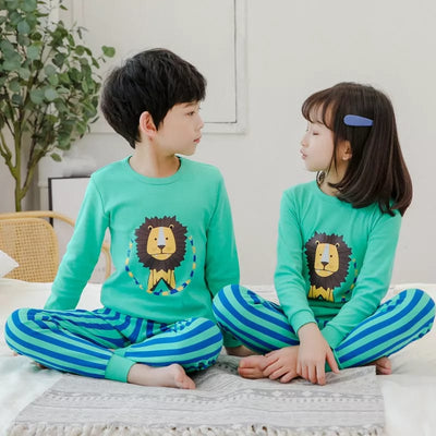 Soft Cotton Jersey Kids Night Suit - Cozy Sleepwear for Boys and Girls
