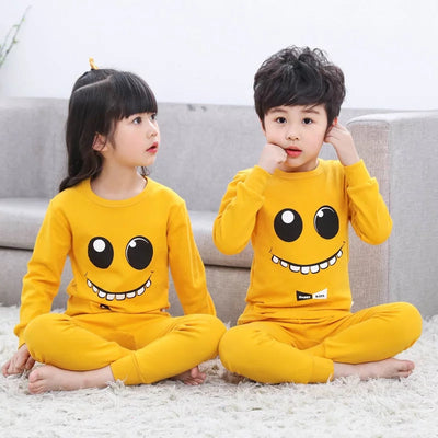 Soft Cotton Jersey Kids Night Suit - Cozy Sleepwear for Boys and Girls