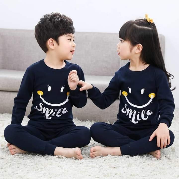 Soft Cotton Jersey Kids Night Suit - Cozy Sleepwear for Boys and Girls