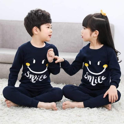 Soft Cotton Jersey Kids Night Suit - Cozy Sleepwear for Boys and Girls