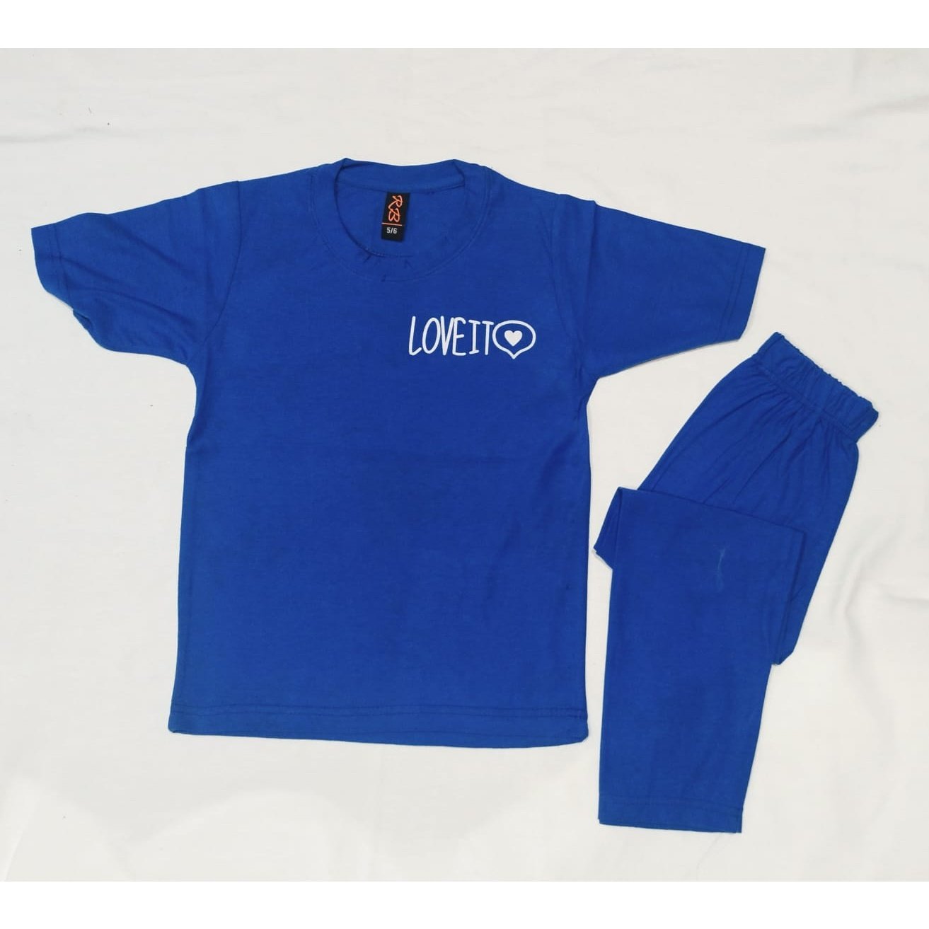 Soft Cotton Jersey Kids Night Suit - Cozy Sleepwear for Boys and Girls