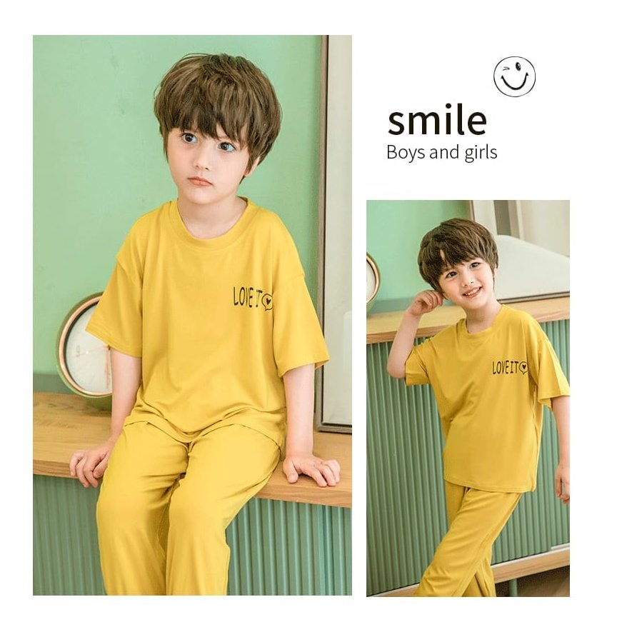 Soft Cotton Jersey Kids Night Suit - Cozy Sleepwear for Boys and Girls