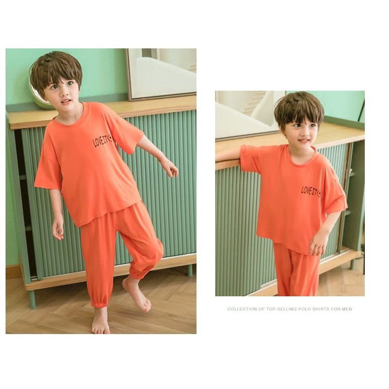 Soft Cotton Jersey Kids Night Suit - Cozy Sleepwear for Boys and Girls