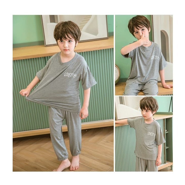 Soft Cotton Jersey Kids Night Suit - Cozy Sleepwear for Boys and Girls