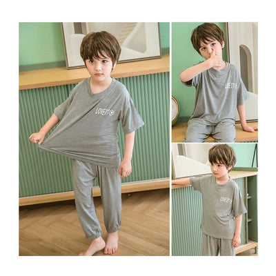 Soft Cotton Jersey Kids Night Suit - Cozy Sleepwear for Boys and Girls