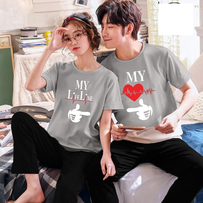 Couple Night Dress Set - Pack of 2