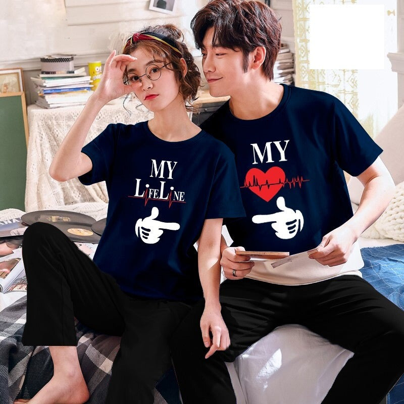 Couple Night Dress Set - Pack of 2