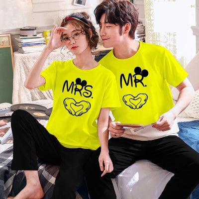 Couple Night Dress Set - Pack of 2