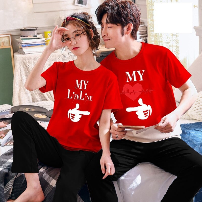Couple Night Dress Set - Pack of 2