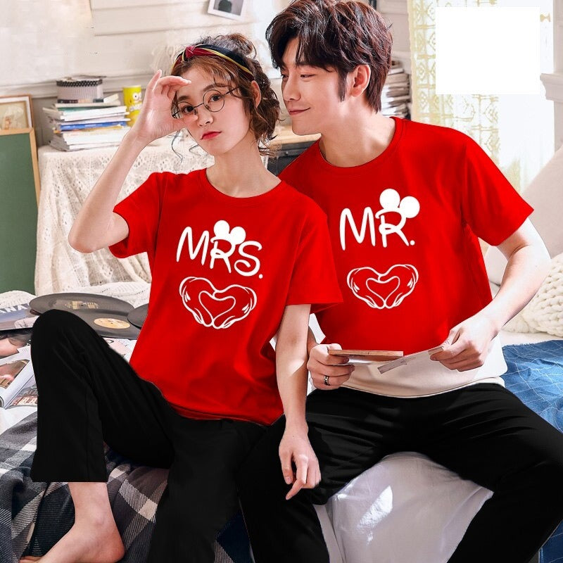 Couple Night Dress Set - Pack of 2