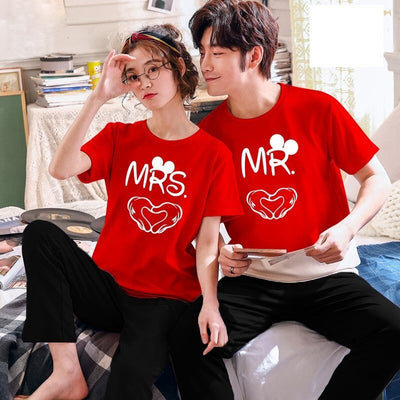 Couple Night Dress Set - Pack of 2