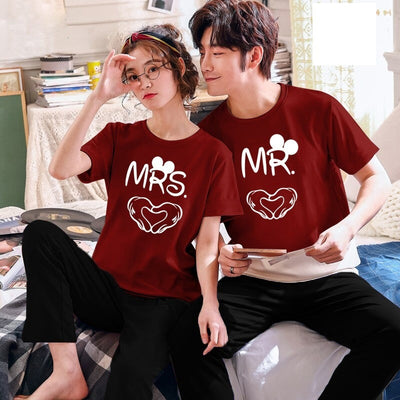 Couple Night Dress Set - Pack of 2